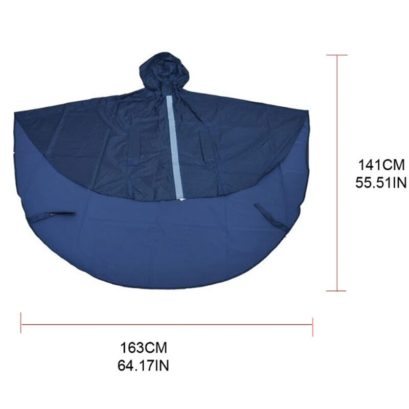 Wheelchair Waterproof Poncho Rain Cover With Hood Disability Aid Rain Coat