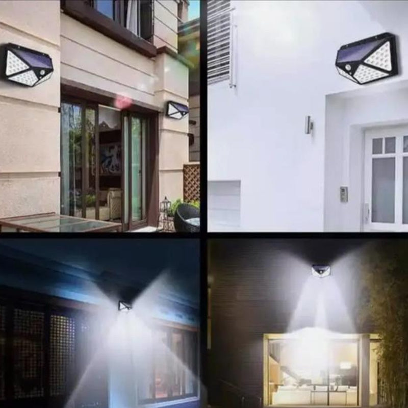 Solar Lights Outdoor Waterproof - Flood Lights With Motion Sensor, Courtyards, LED Solar Light For Streets, Courtyards,Parking Garages