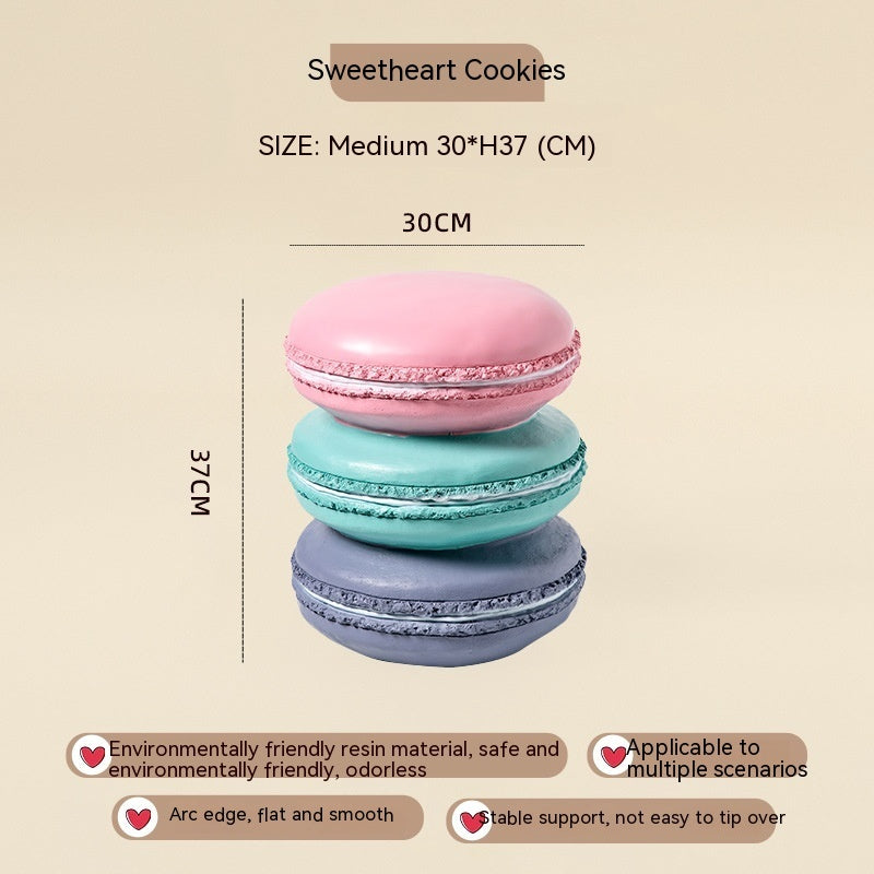 Creative Hamburger Stool Food Net Red Low Stool Restaurant Decoration Corn Side Table Sofa Corner Table Casual Chair Simulation