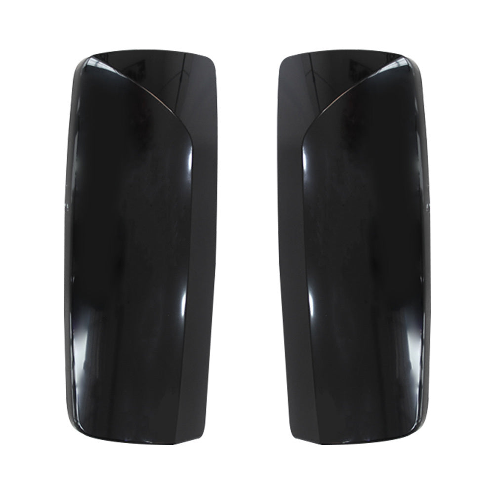 For 2004-2018 Volvo VNL Door Mirror Cover Black Set Driver&Passenger Side LH,RH