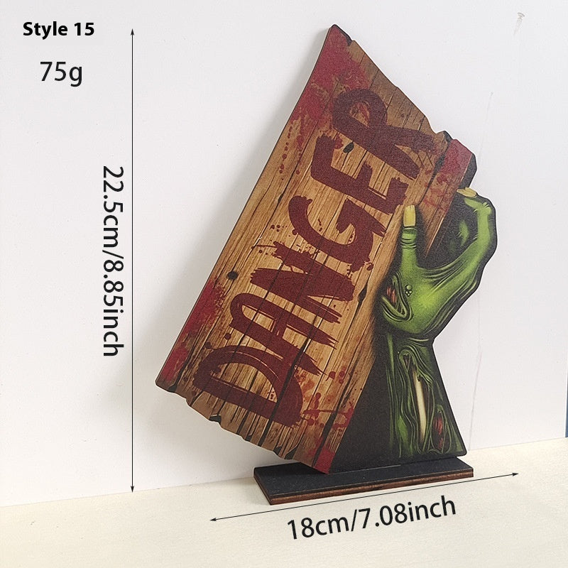 Wooden Retro Creative Decoration Halloween Decoration