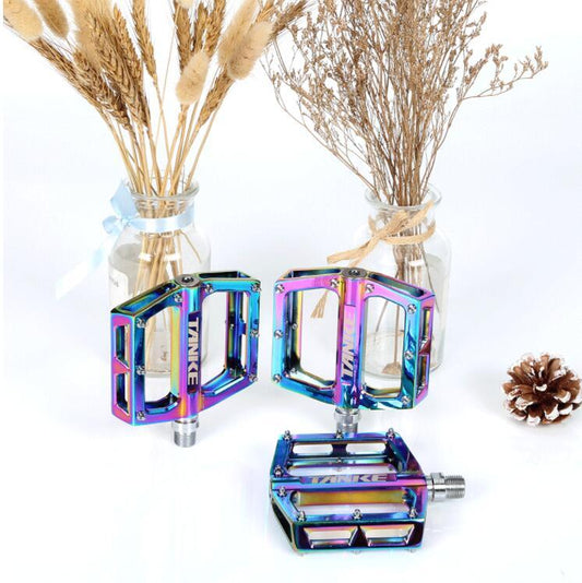 Bicycle Pedal Light Aluminum Alloy Color Hollow Bearing Accessories