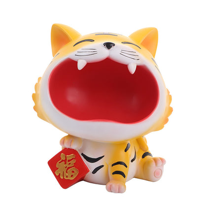 Creative And Cute Year Of The Tiger Lucky Storage Decoration