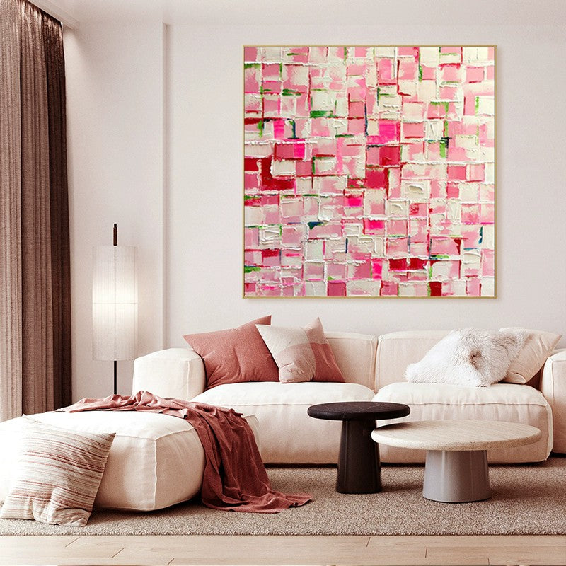 Colourful Newest Hand Painted Modern Abstract Acrylic Oil Painting No Frame Handmade Kids Room Pictures Home Interior Decor