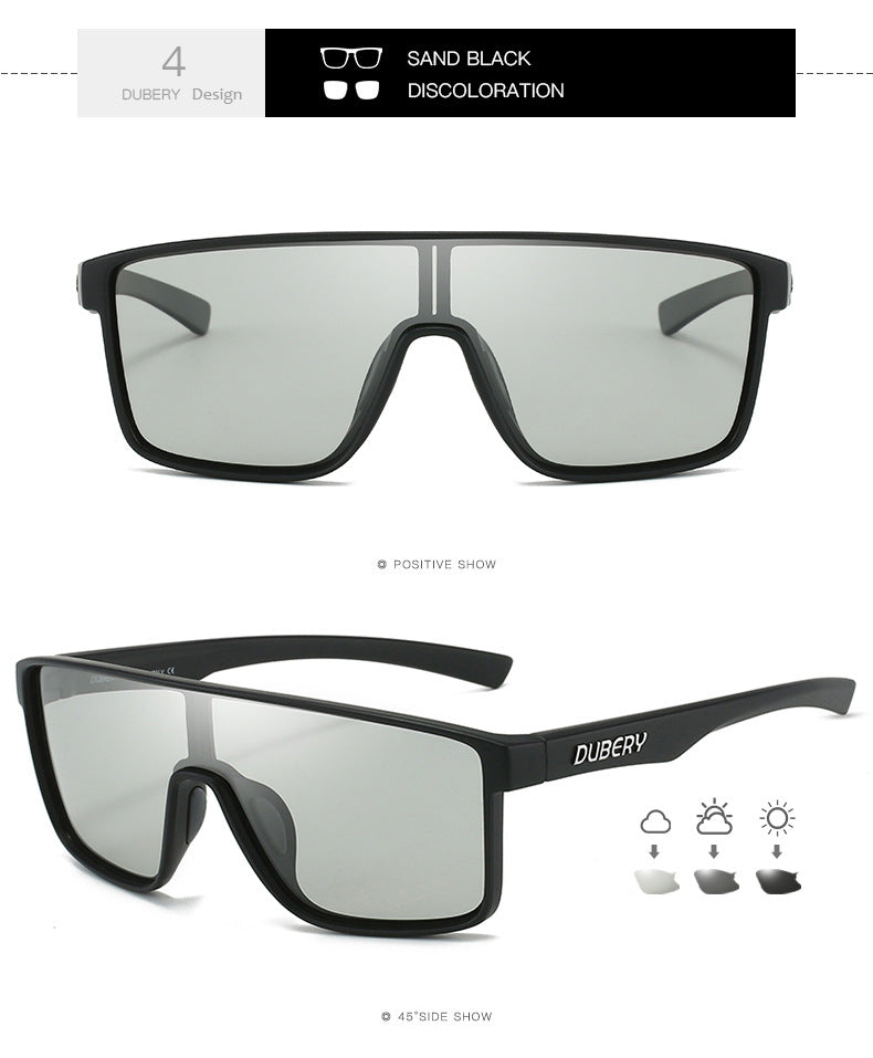 Men's And Women's Real Film One-piece Polarized Outdoor Cycling Fishing Sunglasses Sun Glasses