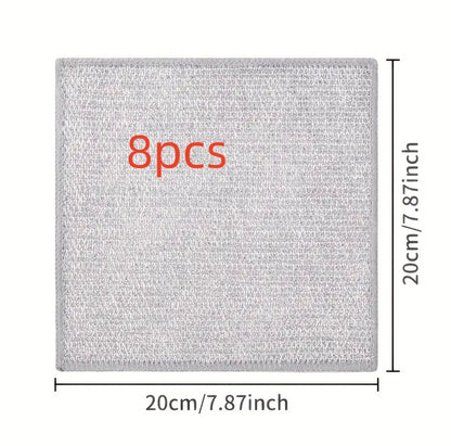 Double-sided Kitchen Oilproof Double-layer Cleaning Scouring Pad