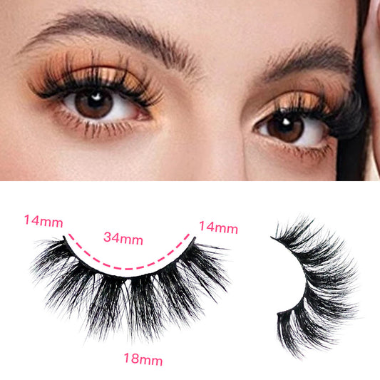 3D False Eyelashes Are Multi-layered, Realistic, Soft And Comfortable