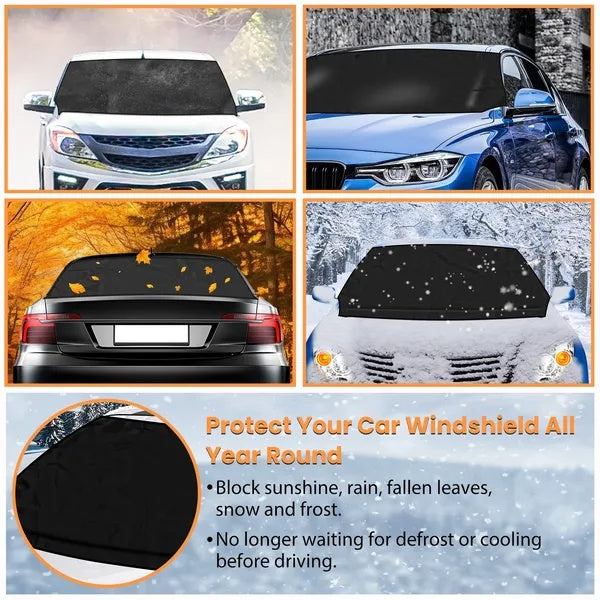 Magnetic Car Windshield Cover Front Rear Car Windshield Protector