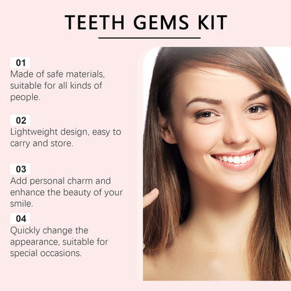 Tooth-decoration Rhinestone Create Smile DIY Decoration Suit