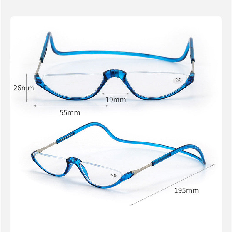 HD Fashion Folding Neck Reading Glasses