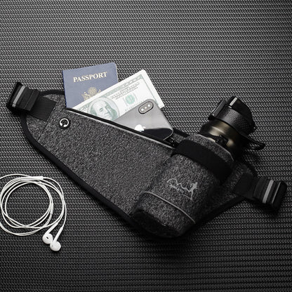 Multifunctional Fitness Water Bottle Waist Bag Close-fitting Waterproof