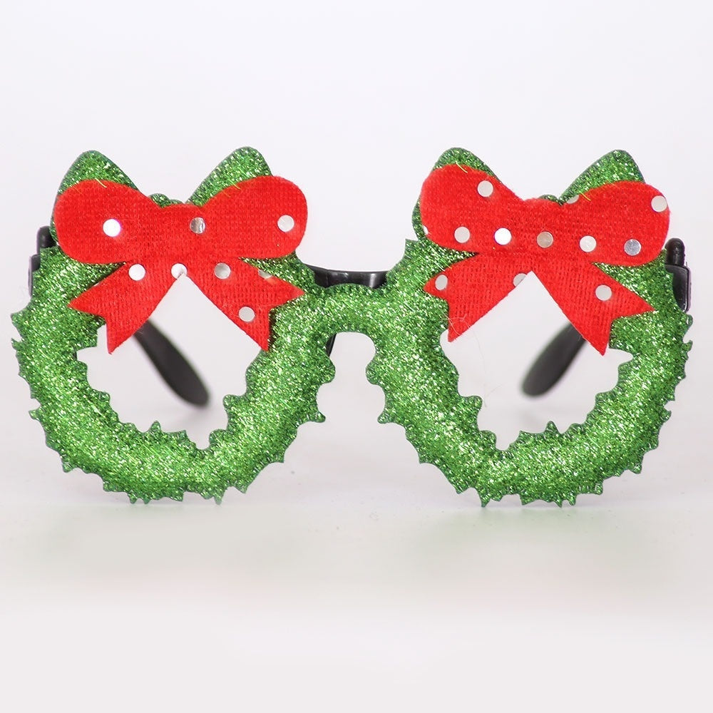 2025Golden Glasses Christmas Day Party Decoration