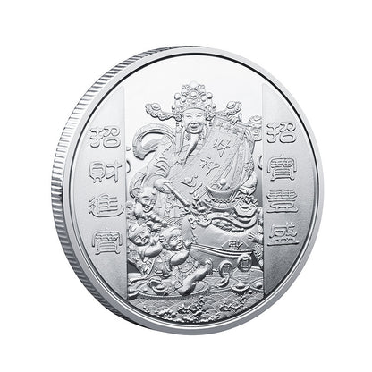 God Of Wealth Gold Coin New Year Commemorative Medal Rich