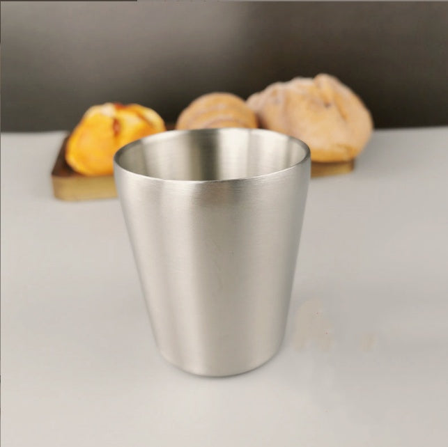 Stainless Steel Double Beer Mug Korean Style