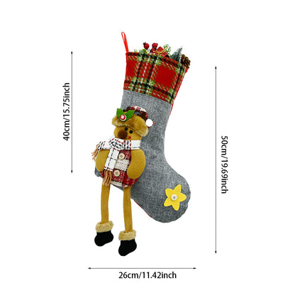Decorations Christmas Sock Candy Bag Pendant