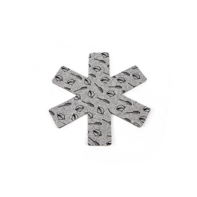 Kitchen Insulation Potholder Household Tableware Pot Anti-scratch Protective Cover