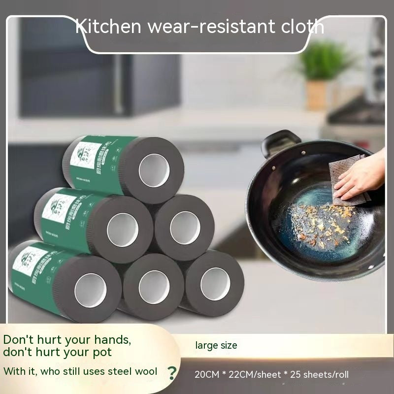 Thickened Kitchen Wear-resistant Rag Rag Lint-free Brush Pot Dishwashing Repeated Use