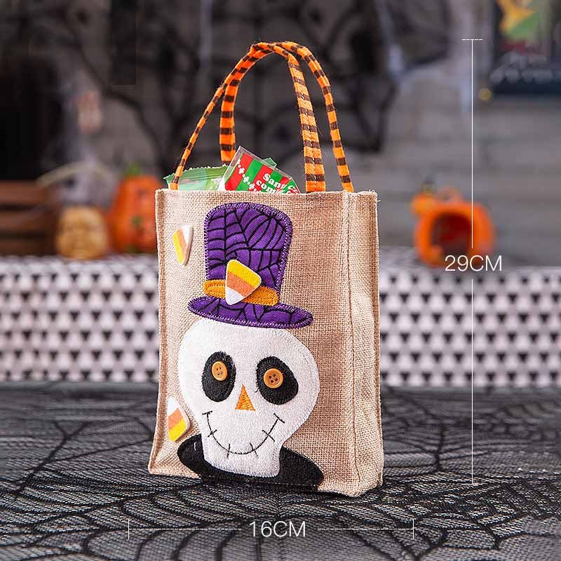 Halloween Decoration Candy Portable Pumpkin Bag