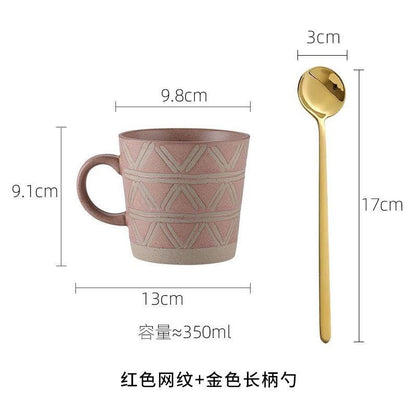 Stoneware Mug Coffee Cup Couple Water Cup