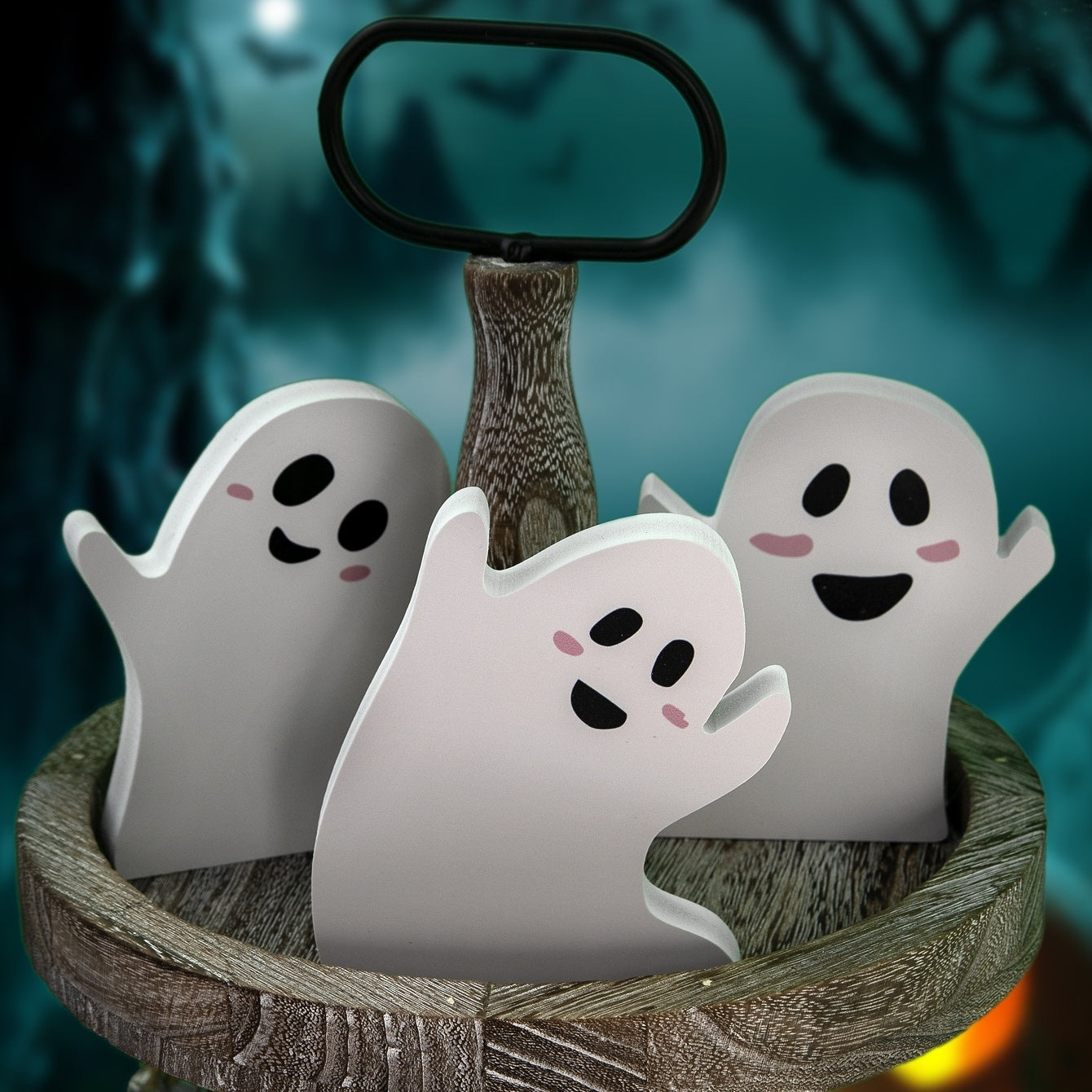 Halloween Cute Ghost Desktop Decoration