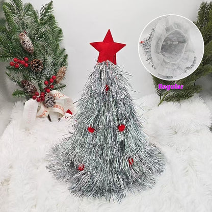 Christmas Tree Hat Decoration Photo Carnival Party Performance Festival Props