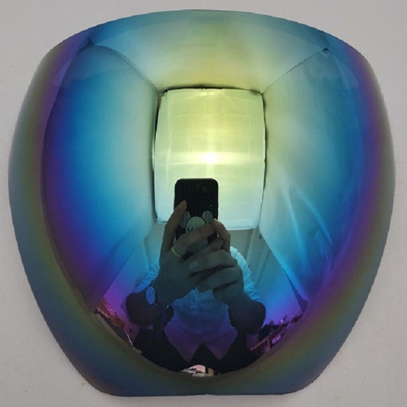 Face Screen Anti-droplet Anti-fog Windproof Eye Protection Dustproof Lampblack Mask Transparent Full Face Head Cover