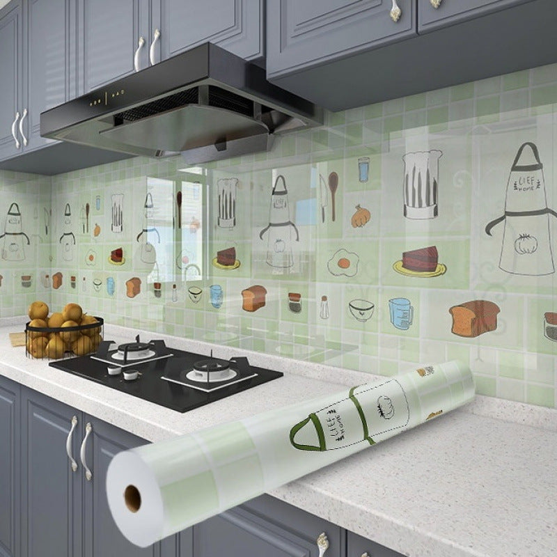 Self-adhesive Thickening Kitchen Waterproof And Oil-proof Stickers