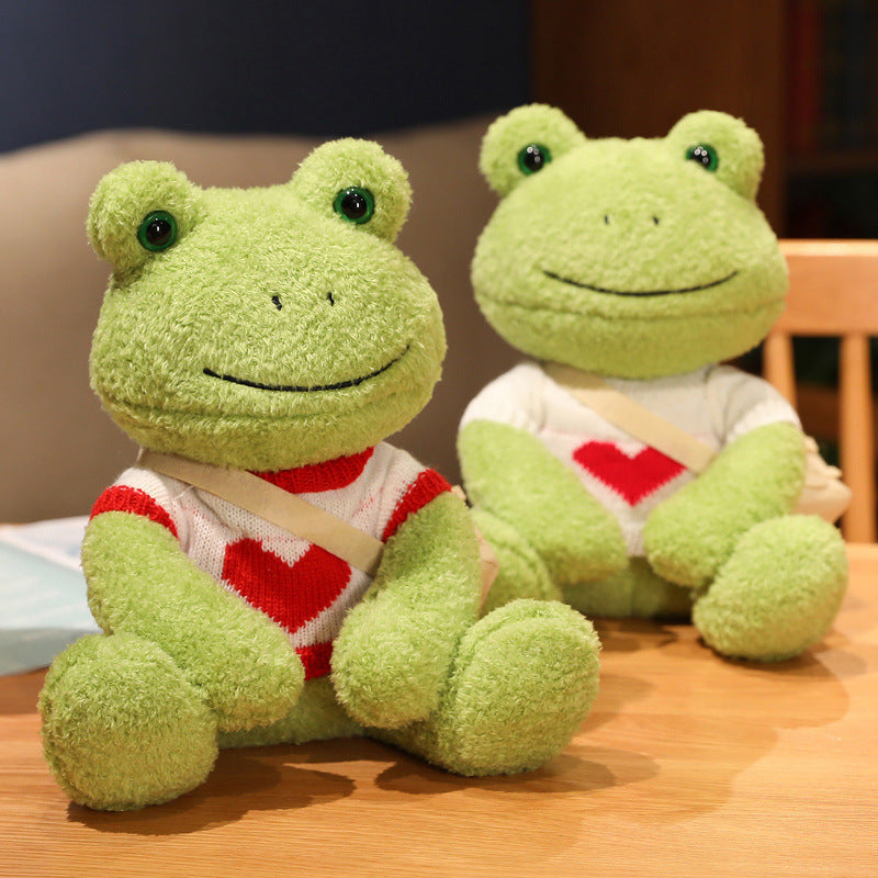 Cartoon Big Eyes Frog Doll Doll
