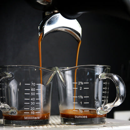 Double-Mouth Milk Cup Coffee Milk Cup Espresso Glass Coffee