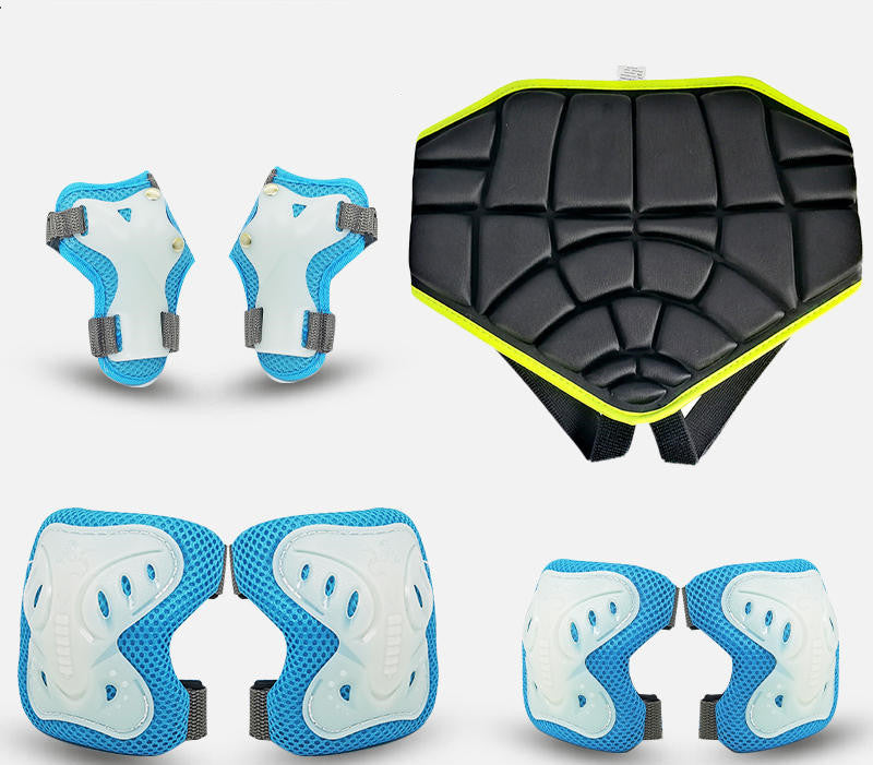 Roller Skating Skateboard Ski Hip Pad Childrens Protective Gear Anti-fall Pants Equipment Set