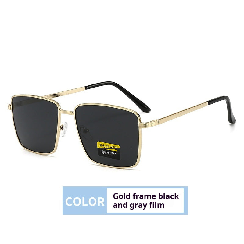 For Driving Sunglasses Men's Polarized Glasses Box