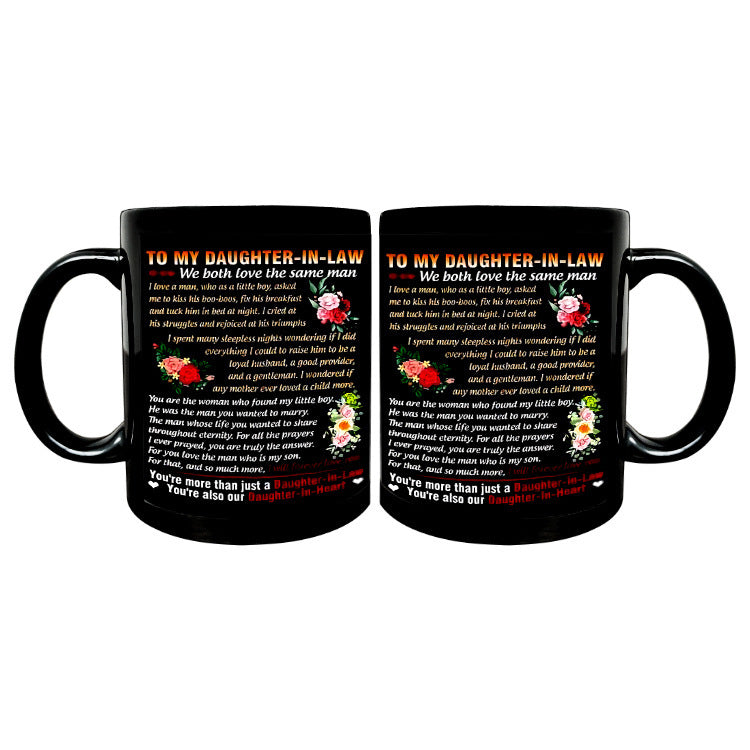 Black Glaze Mug Ceramic Coffee Cup