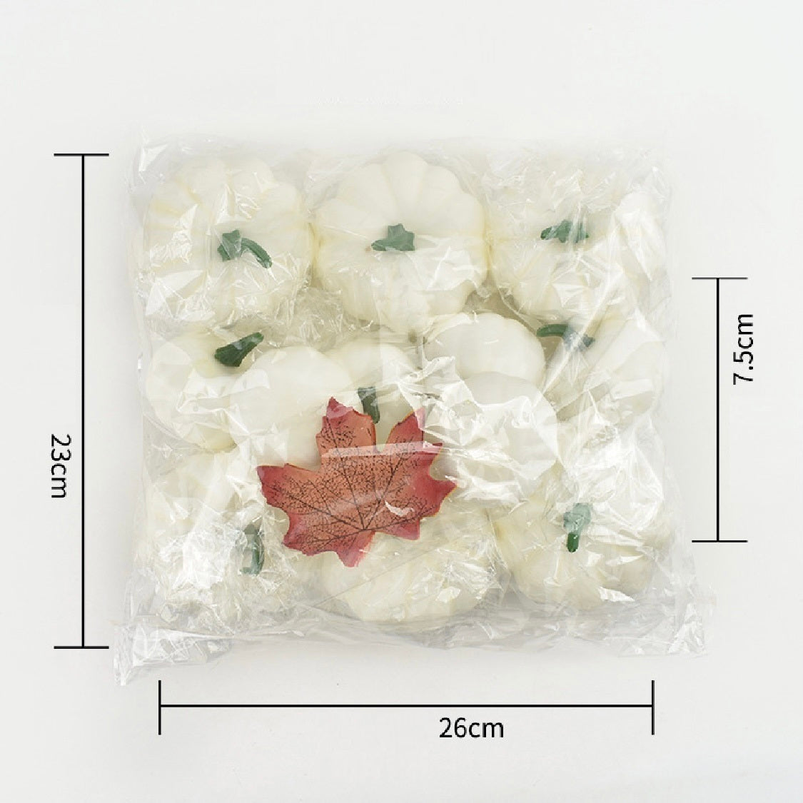 Autumn Pastoral Style Simulation Pumpkin Acorn Maple Leaf Pine Cone Halloween Diy Decoration Props