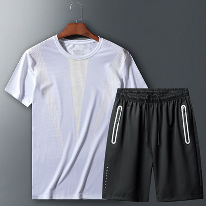Leisure Sports Breathable And Quick-drying Two-piece Sportswear Suit
