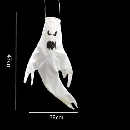 Halloween Hair Dryer Ghost Decoration Ghost Face Glow