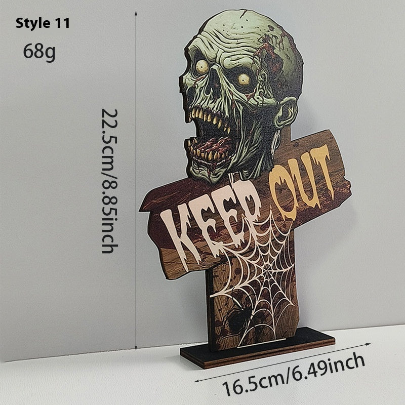 Wooden Retro Creative Decoration Halloween Decoration