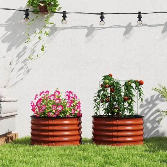 Set of 2 Raised Garden Bed
