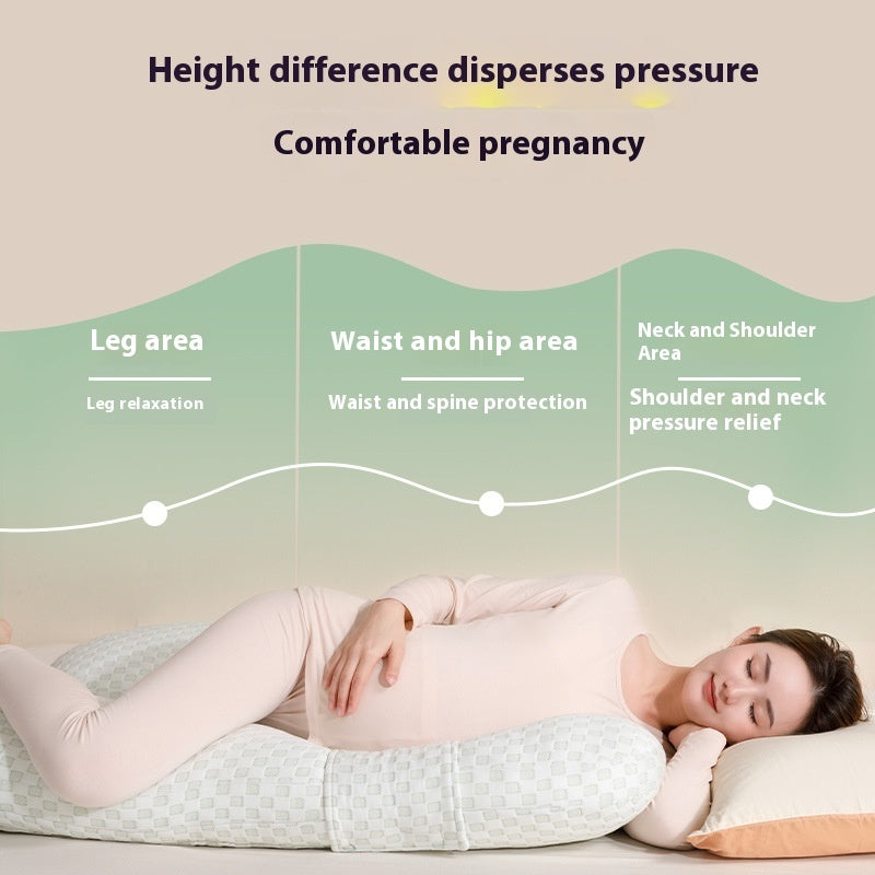 Pregnant Women's Pillow Waist Support Side Sleeping Belly Support U-shaped Pillow