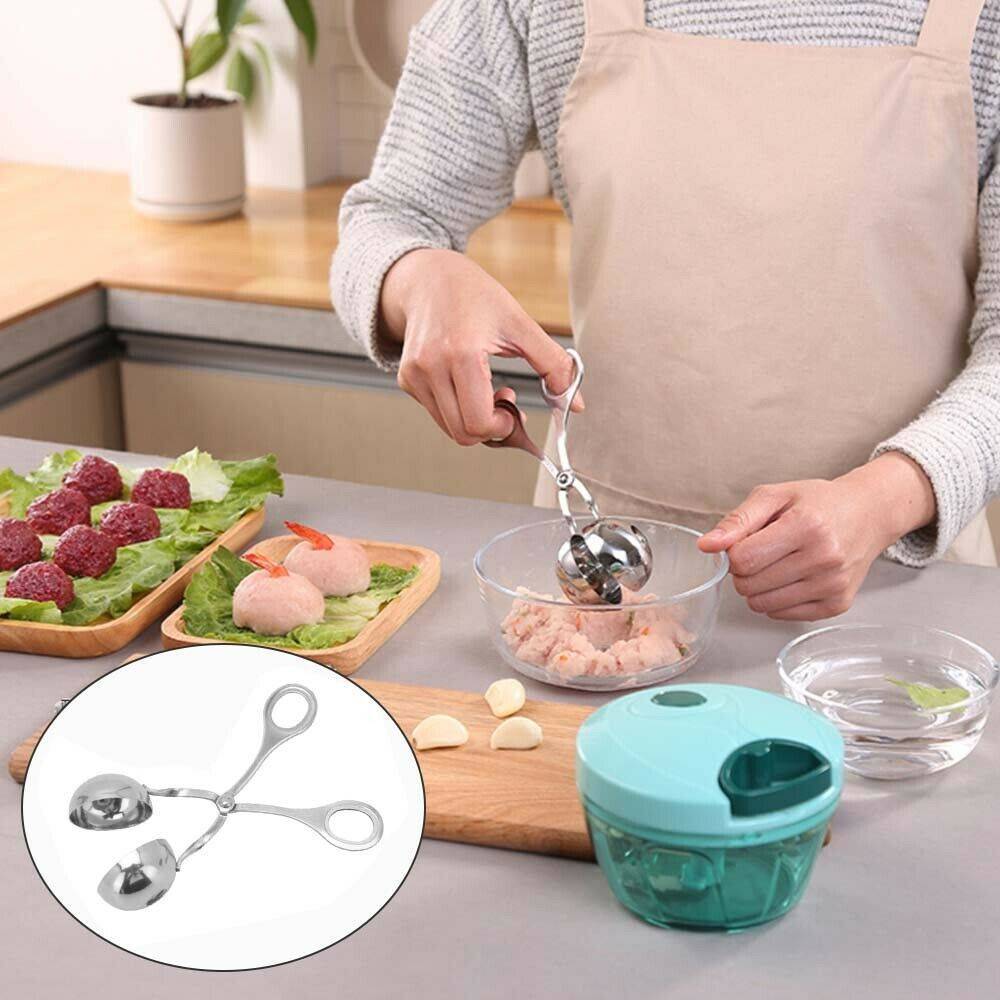 Model Meatball Maker Meat Kitchen Non Stick Spoon Stainless Steel Spoon