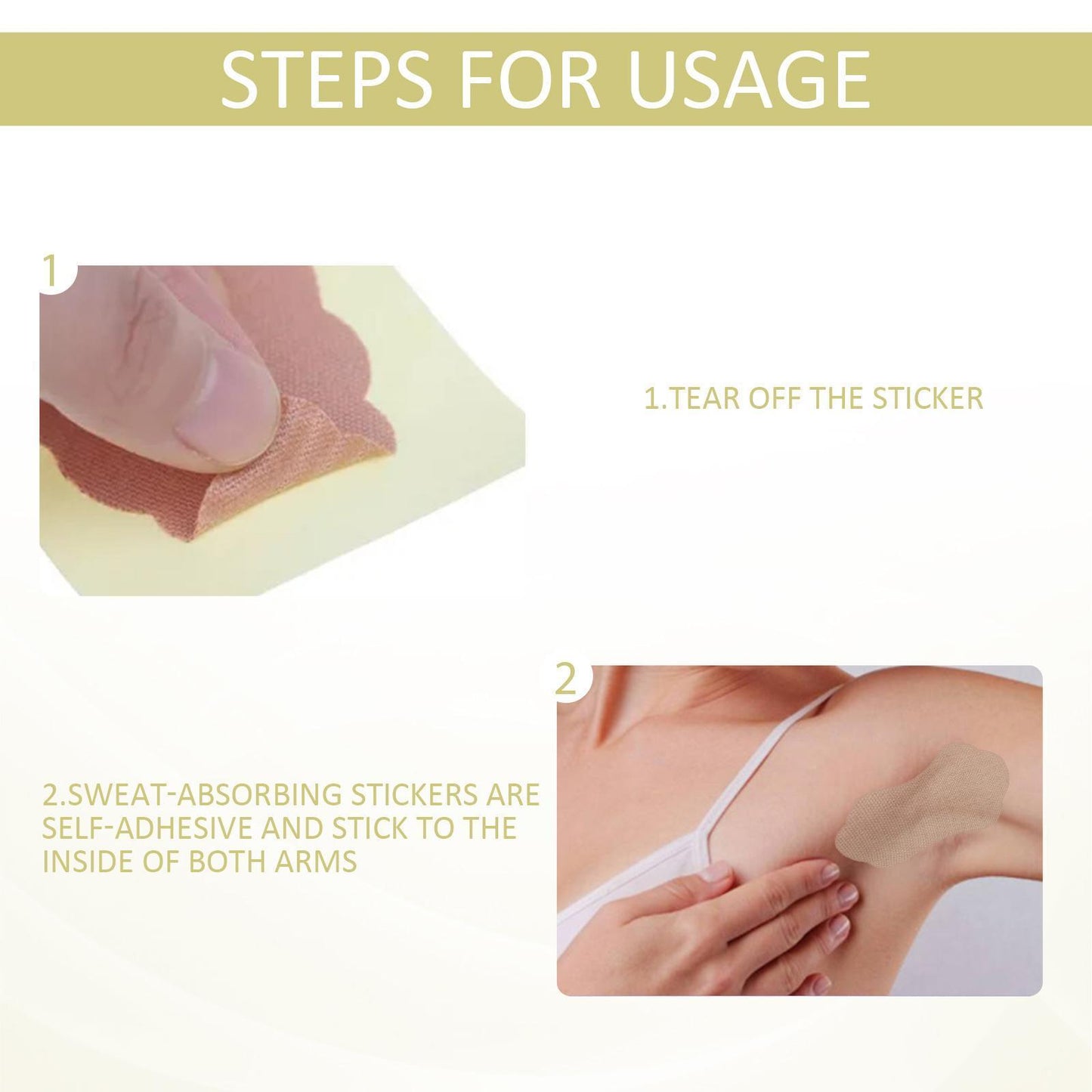 Ilho Underarm Antiperspirant Stick Invisible Long-lasting Anti-sweat And Sweat-absorbing Summer Antiperspirant Patch