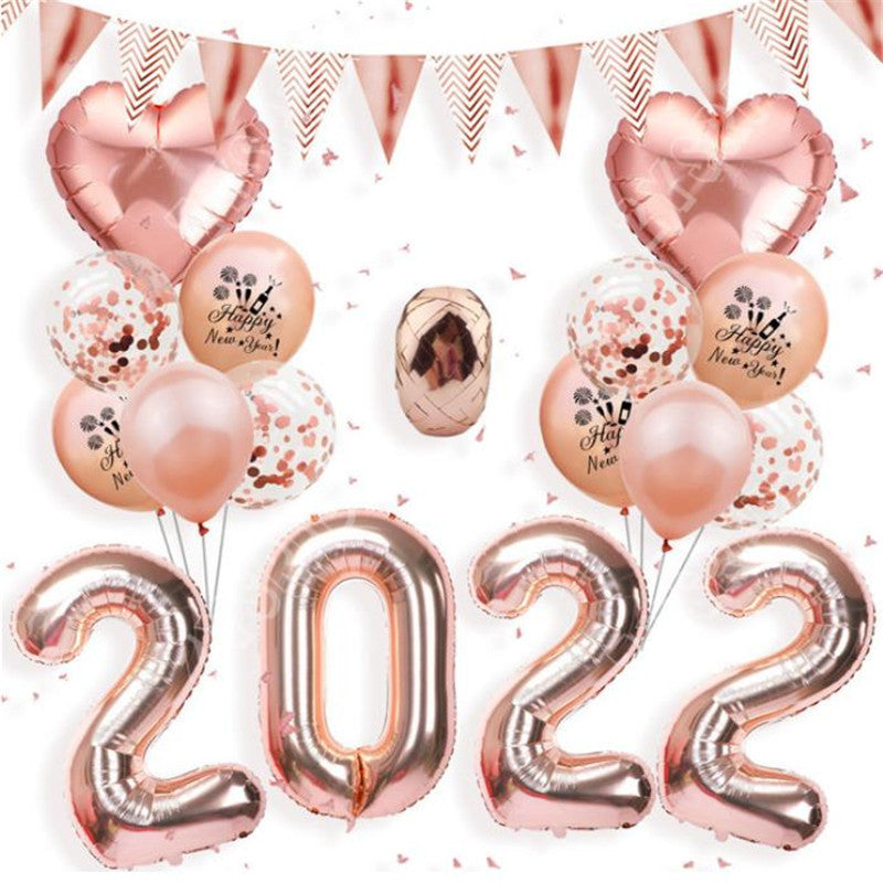 New Year Party Decoration Balloon Company Annual Spring Festival Aluminum Film Balloons