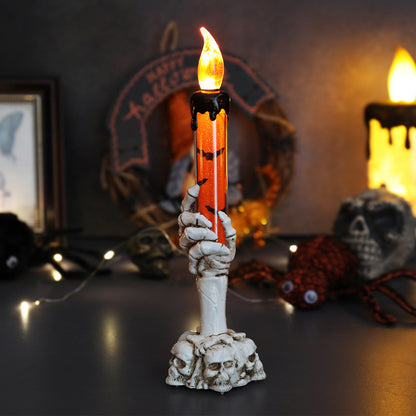 Halloween Decoration Props Skull Manual Light Creative Ornaments