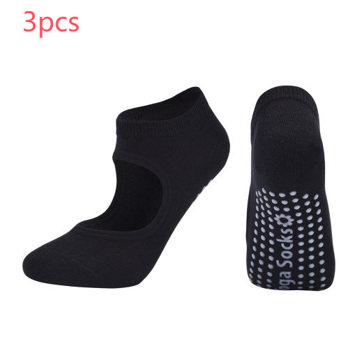 Combed cotton yoga socks