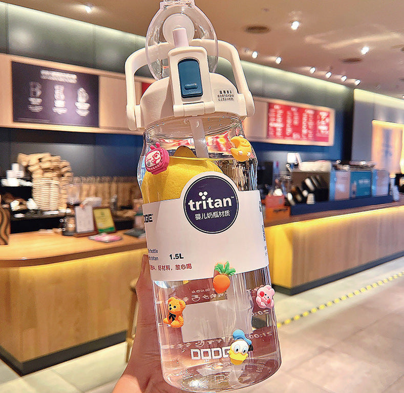 Large Capacity Plastic Sippy Cup Fitness Exercise