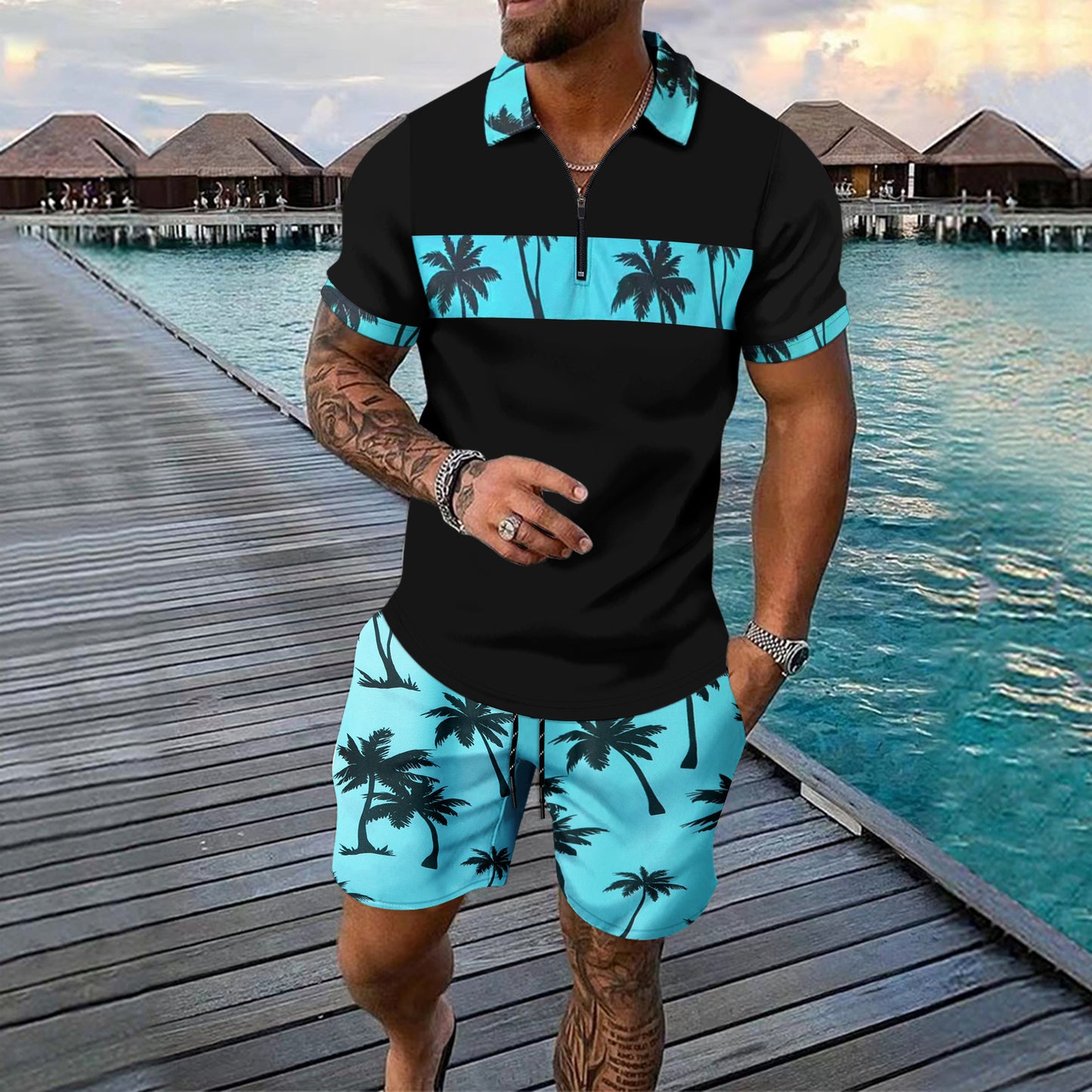 Summer New Men Leisure Set