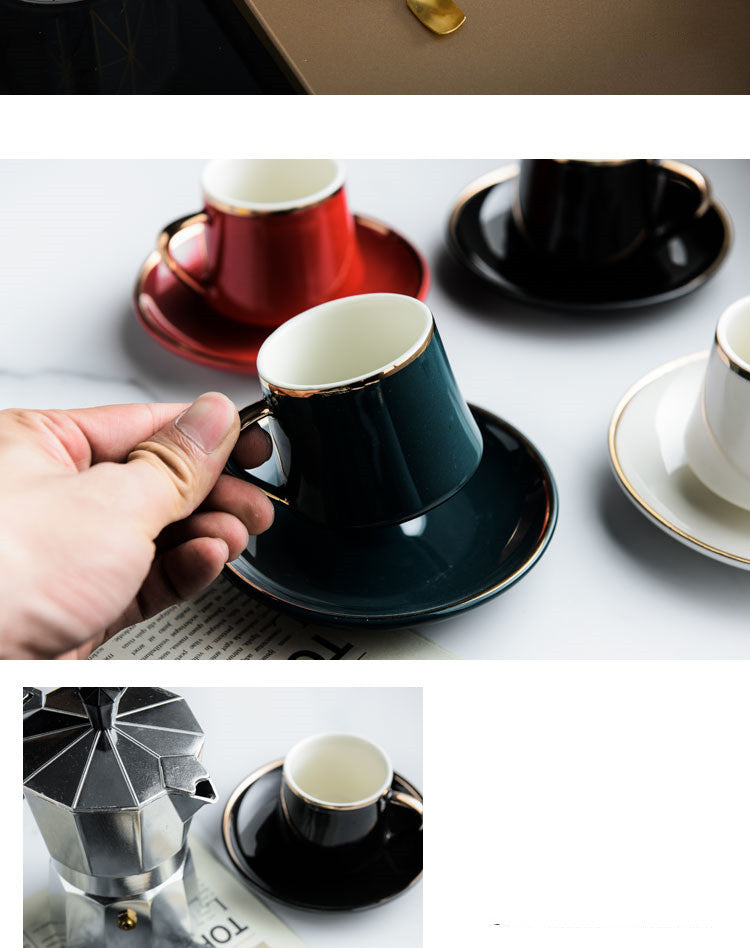 Creative Turkish Ceramic Coffee Mug Macaron Color