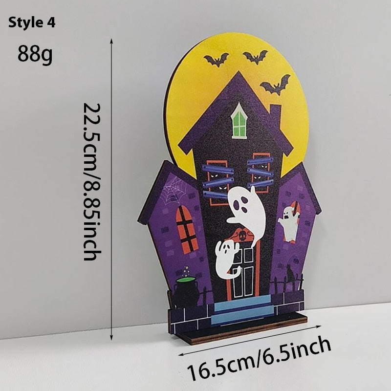 Wooden Retro Creative Decoration Halloween Decoration