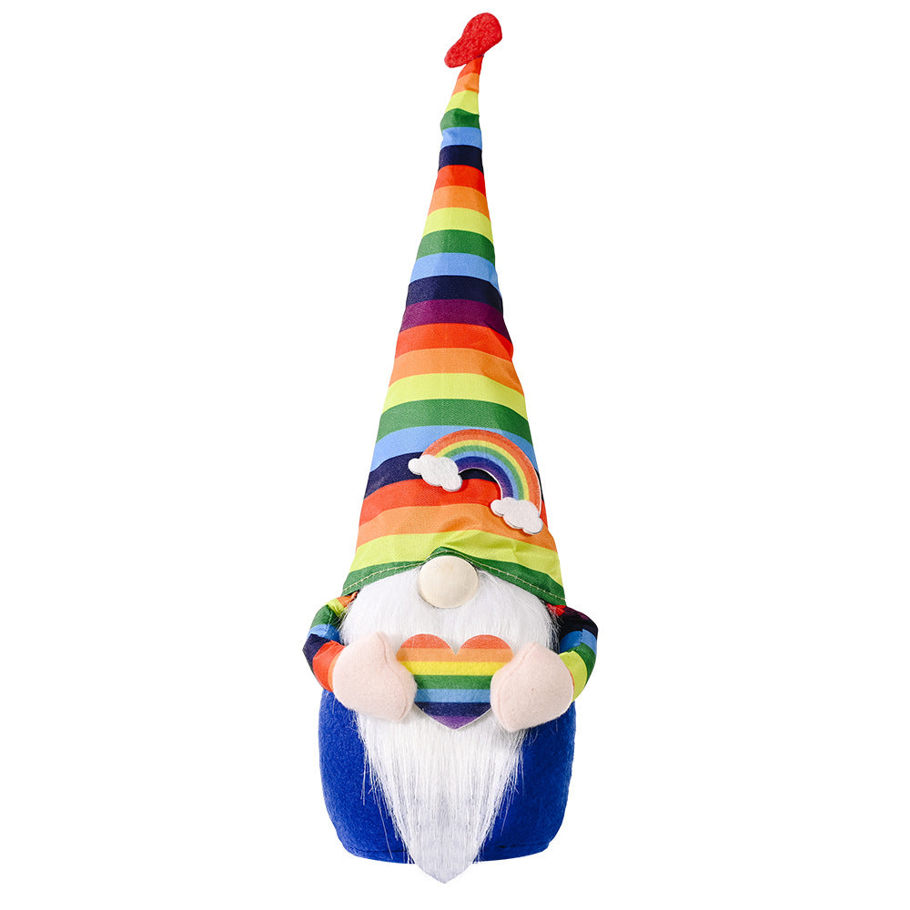 Rainbow Doll Faceless Doll