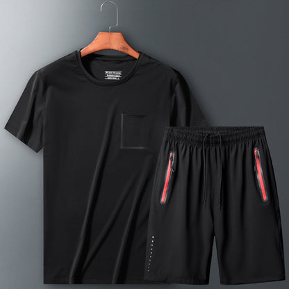 Leisure Sports Breathable And Quick-drying Two-piece Sportswear Suit