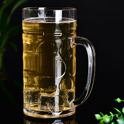 Plastic Beer Pineapple Mug With Handle